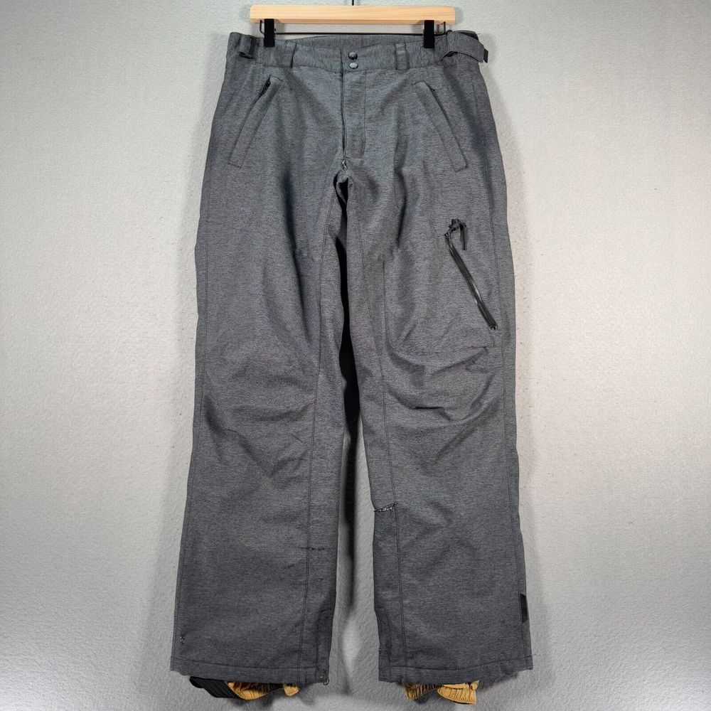 Body Glove Snow Pants Mens Medium Gray Insulation Snowboarding Ski Outdoors